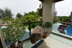 15 Large furnished balcony with ocean view