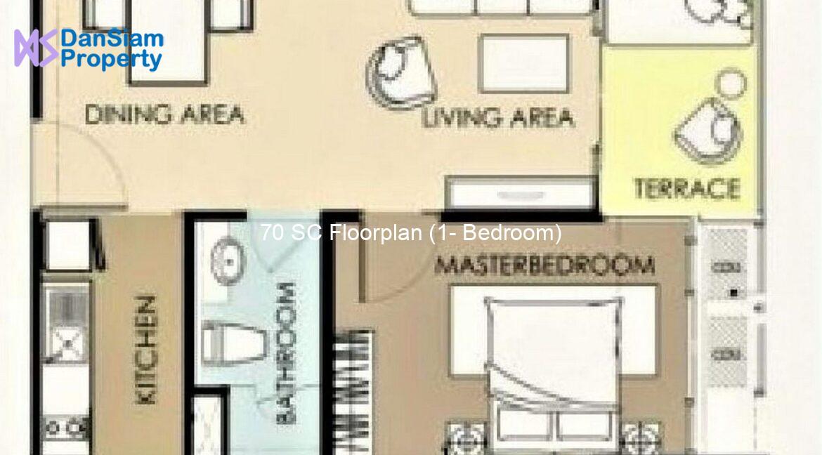 70 SC Floorplan (1- Bedroom)