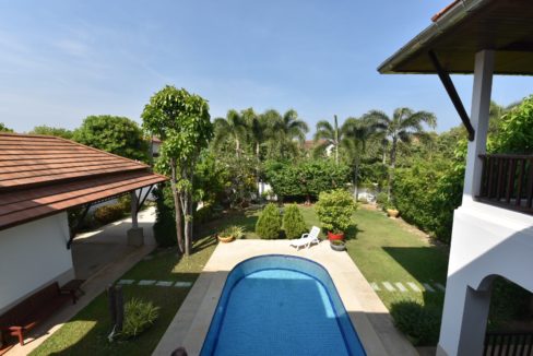 43 Balcony view to pool and garden