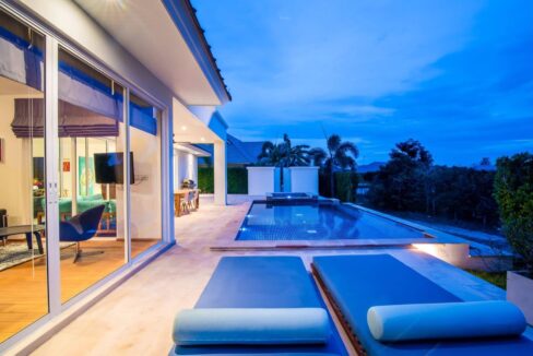 03E Luxury pool villa exterior