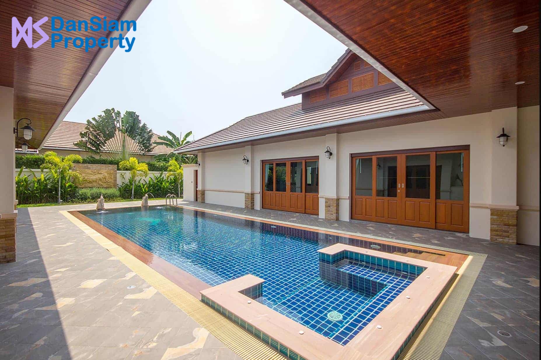 Thai-Bali Style Pool Villa in Hua Hin at Baan Phuttharaksa