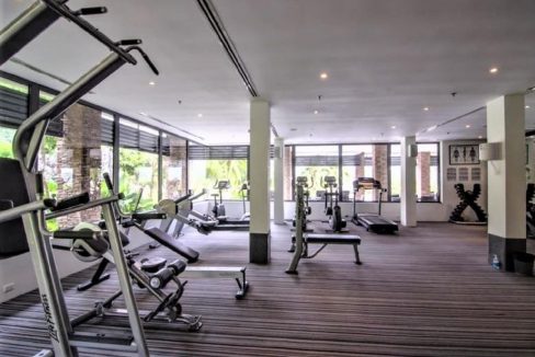 85 Well-equipped fitness room