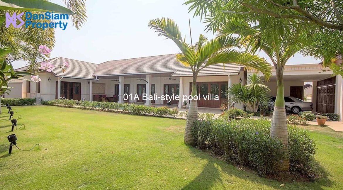 01A Bali-style pool villa