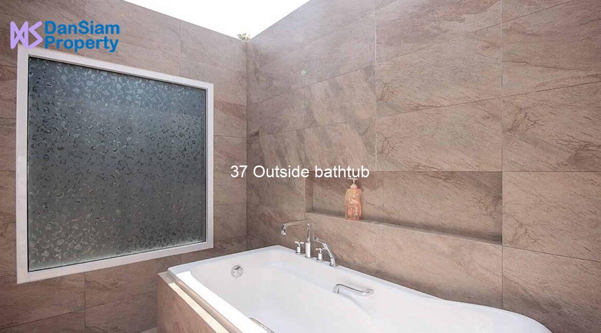 37 Outside bathtub
