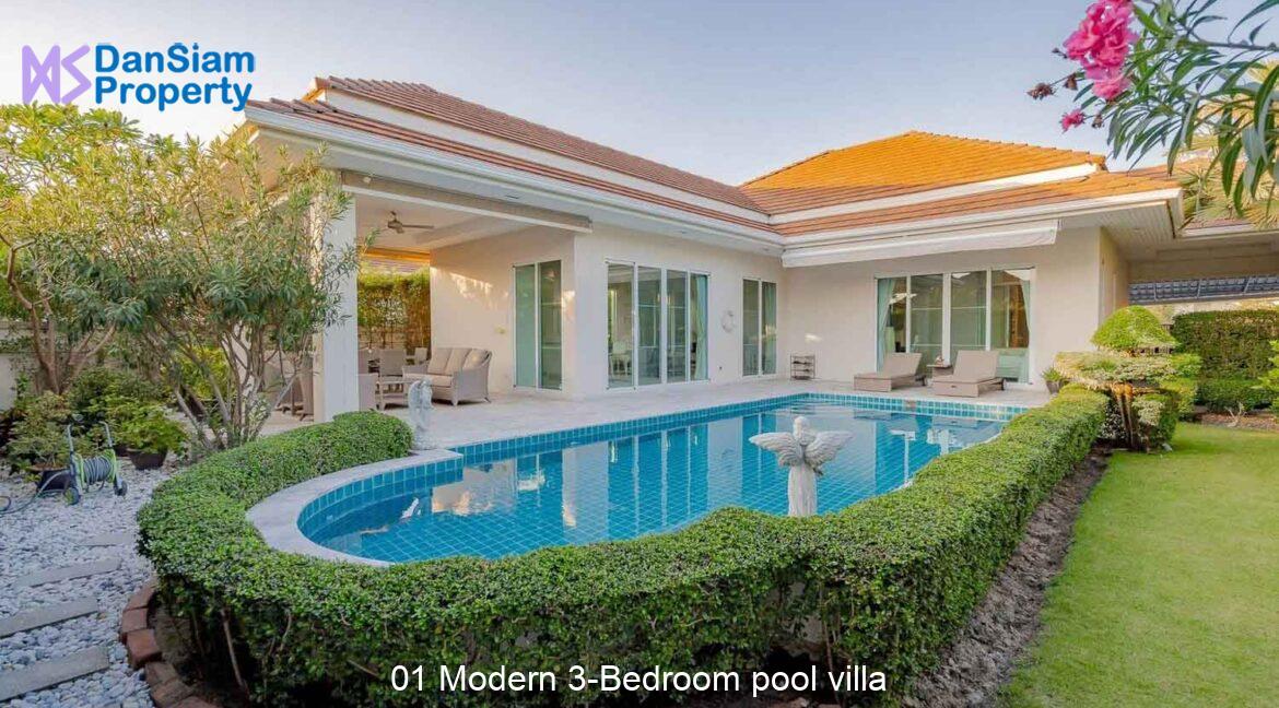 01 Modern 3-Bedroom pool villa