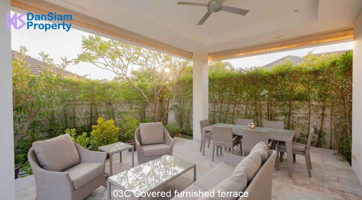 03C Covered furnished terrace