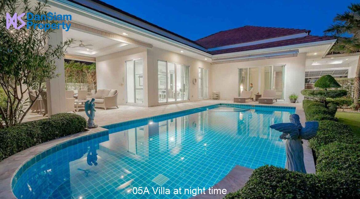 05A Villa at night time