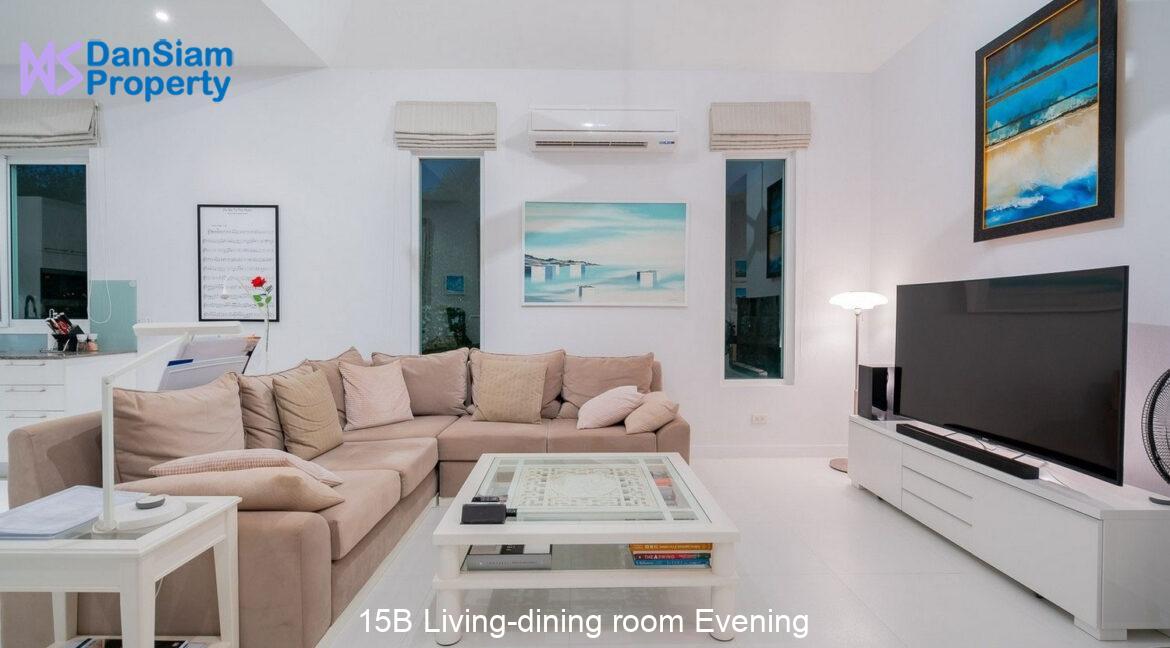 15B Living-dining room Evening