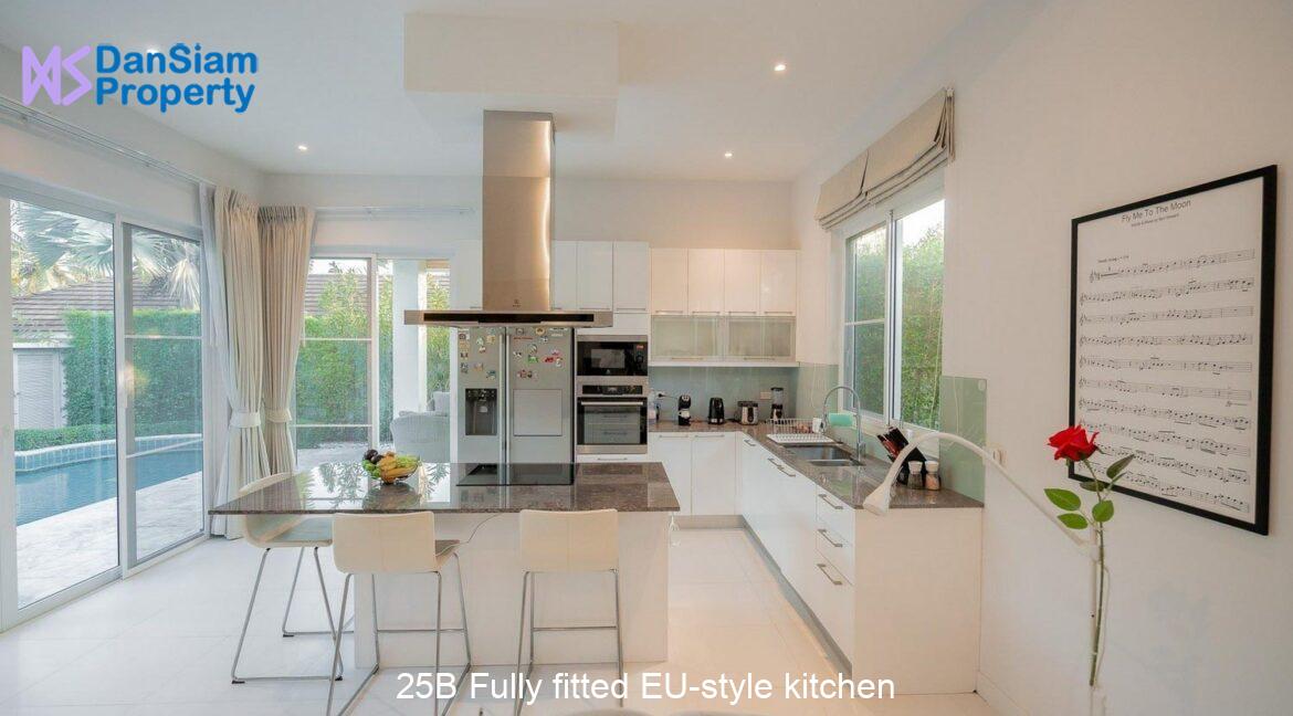25B Fully fitted EU-style kitchen