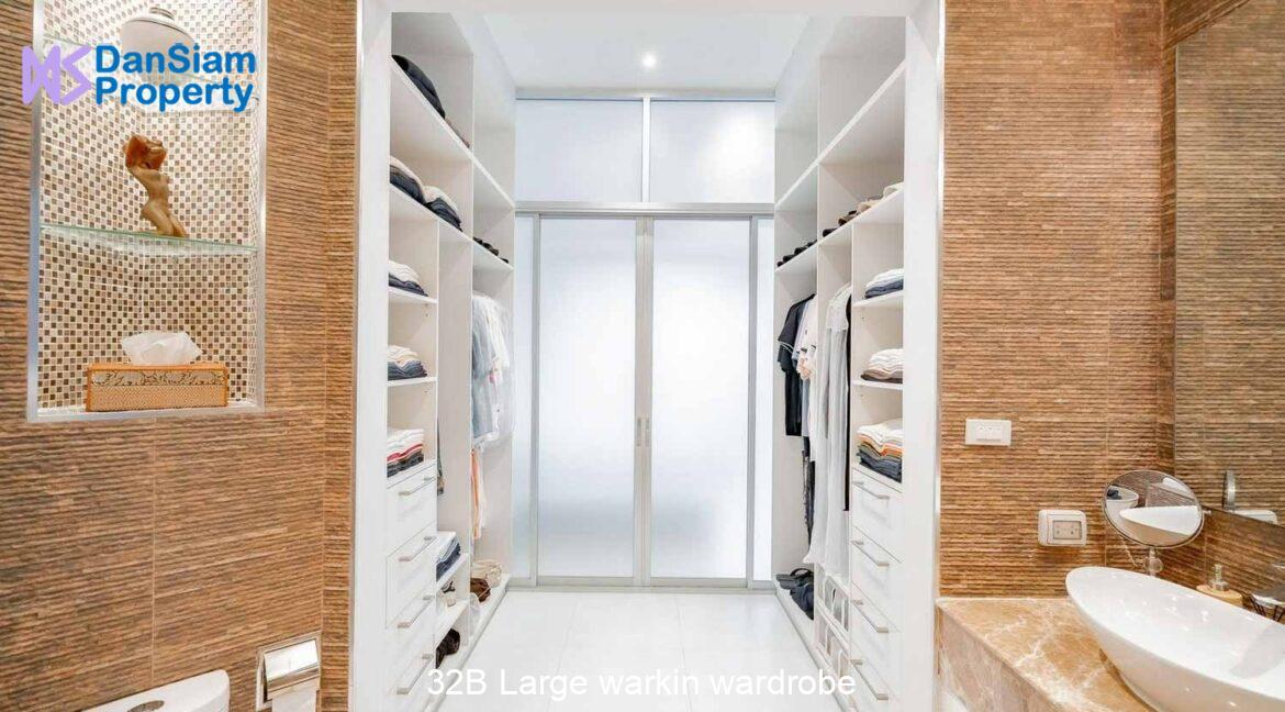 32B Large warkin wardrobe