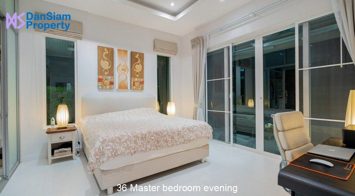 36 Master bedroom evening