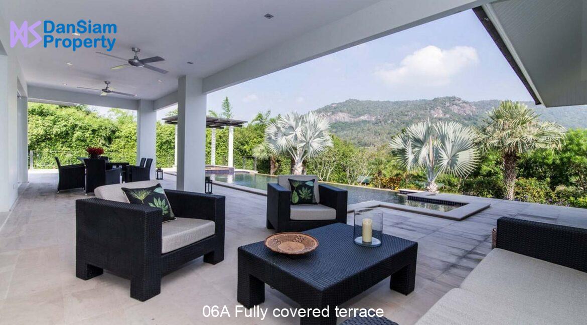 06A Fully covered terrace