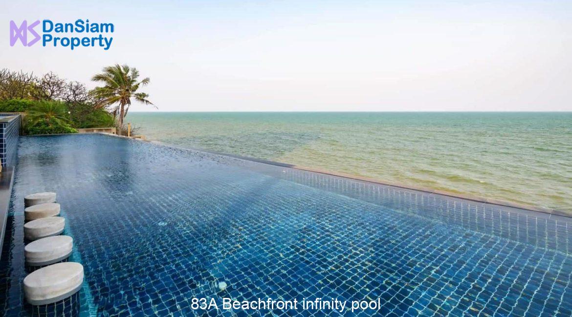 83A Beachfront infinity pool