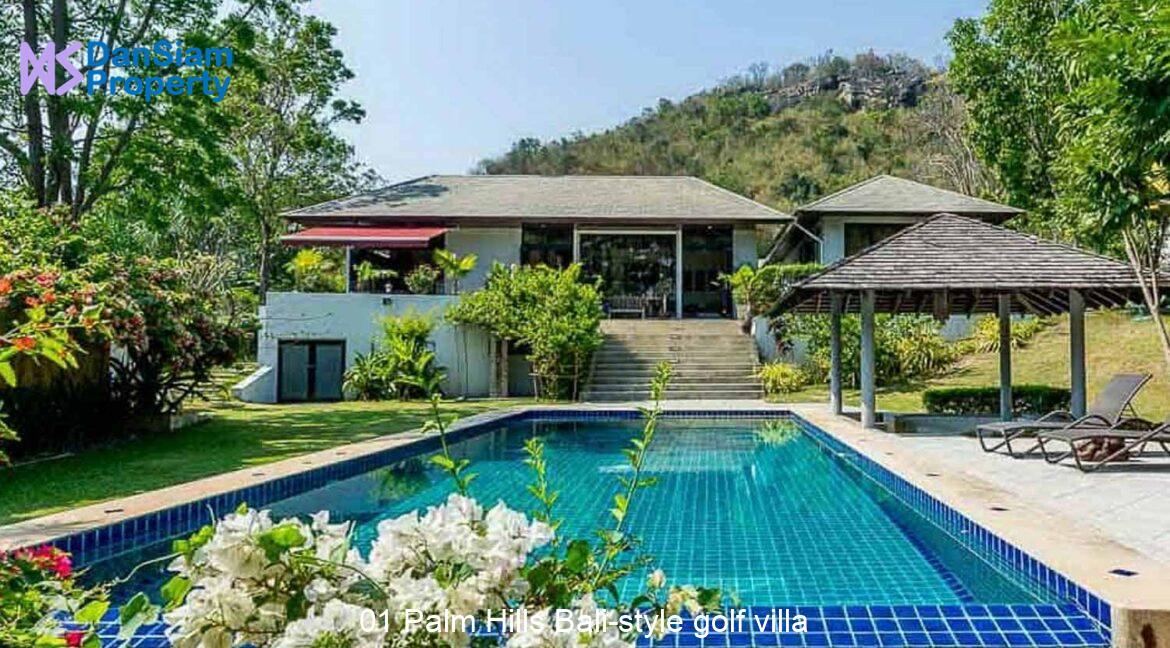 01 Palm Hills Bali-style golf villa