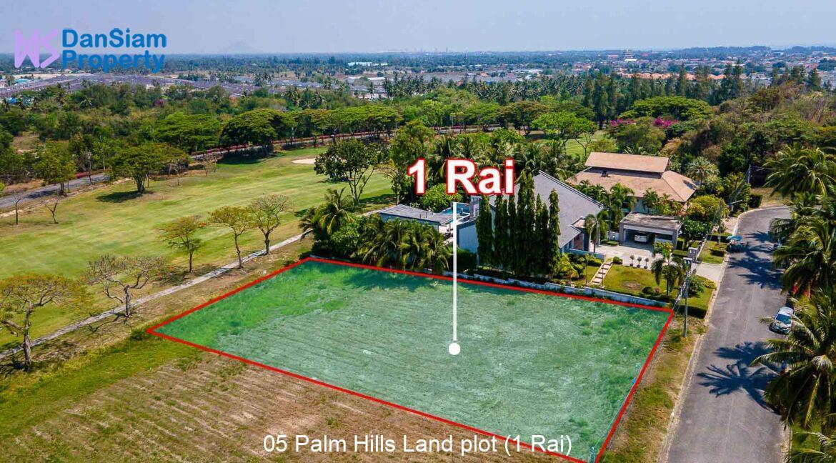 05 Palm Hills Land plot (1 Rai)