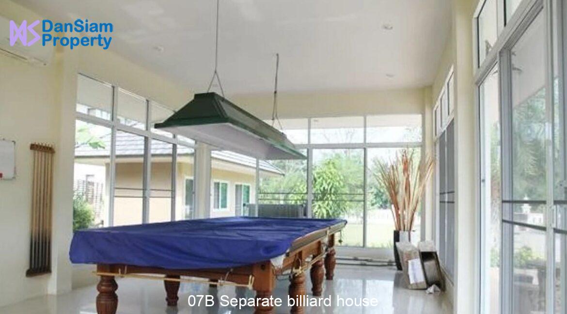 07B Separate billiard house