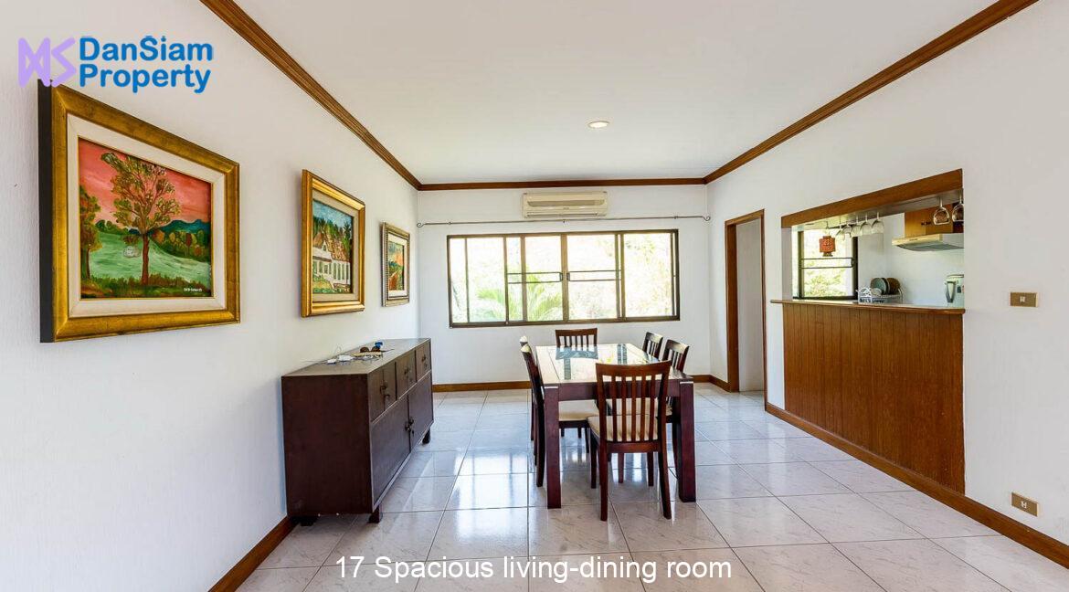 17 Spacious living-dining room