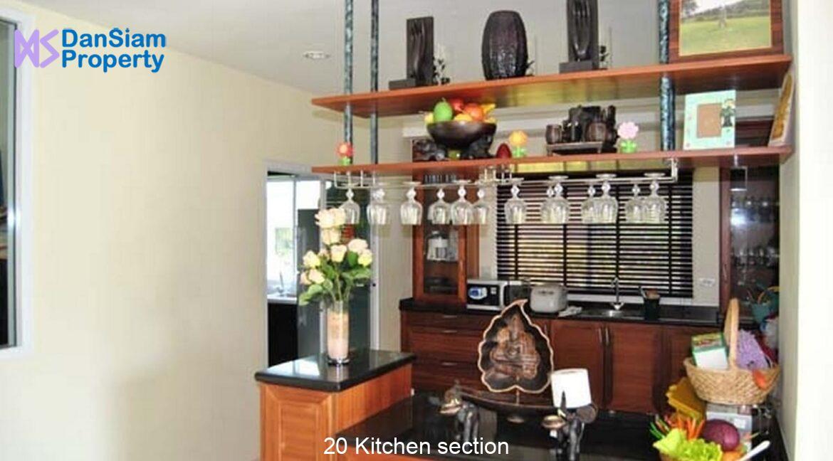 20 Kitchen section