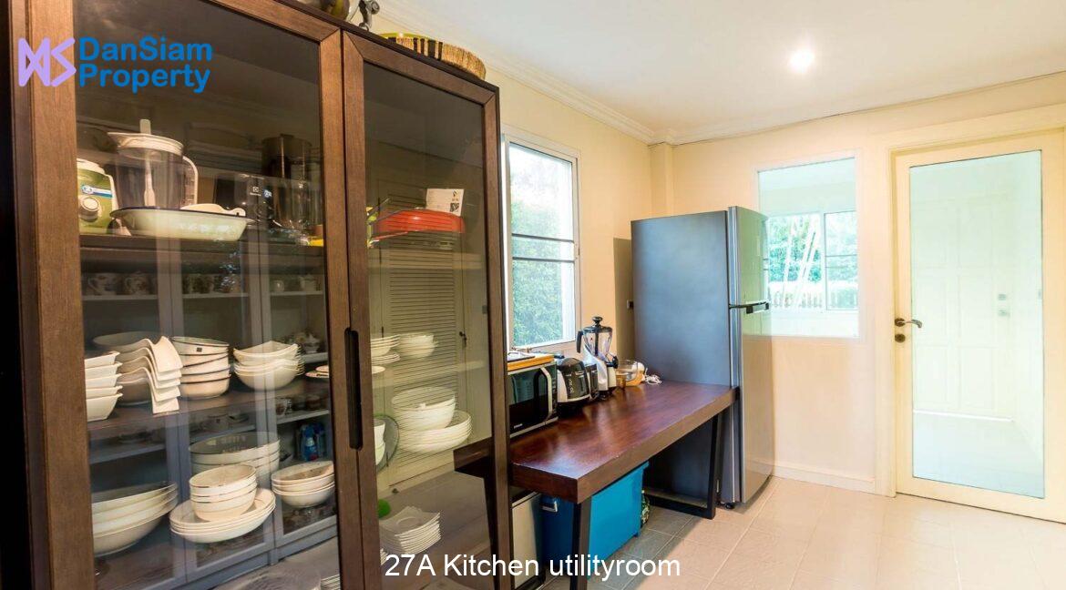 27A Kitchen utilityroom