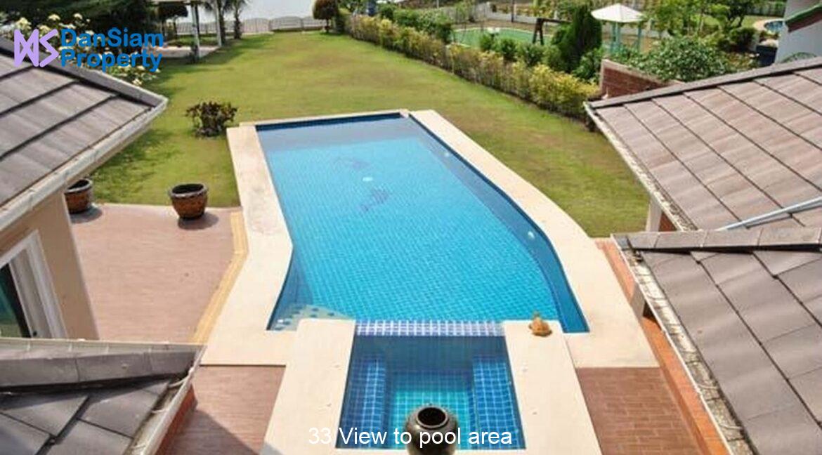 33 View to pool area