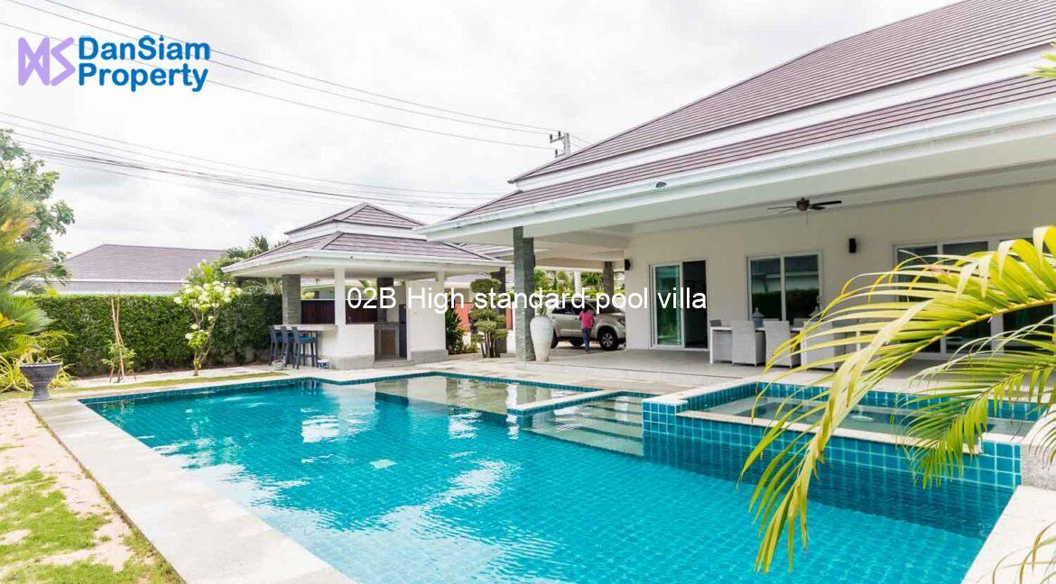 02B High standard pool villa
