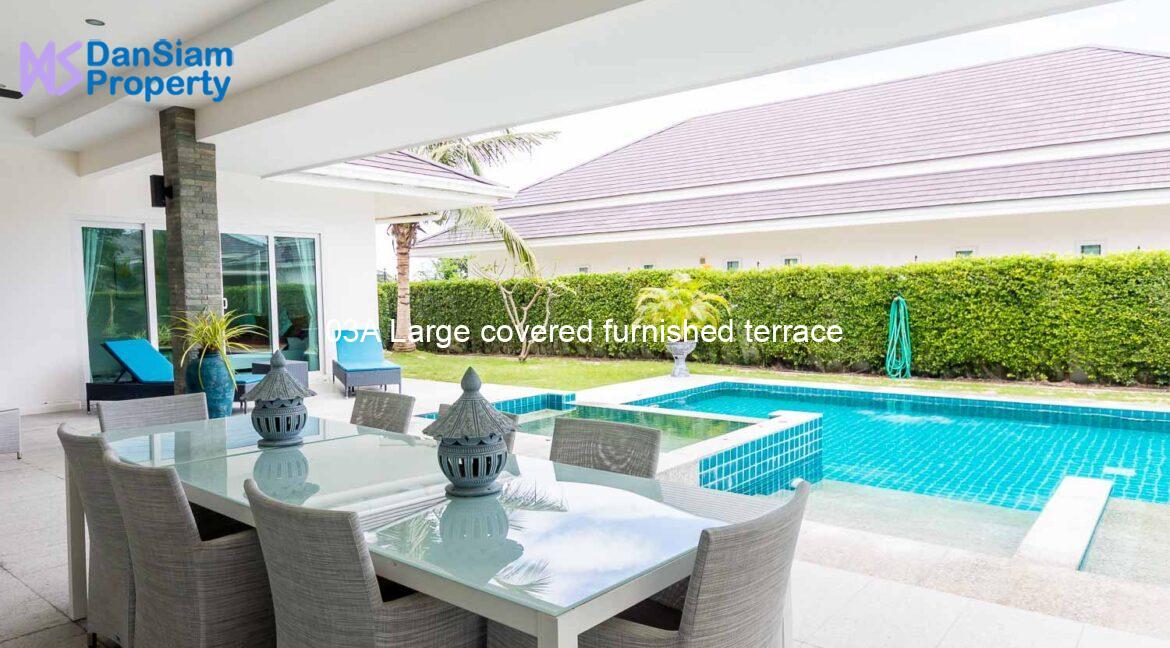 03A Large covered furnished terrace