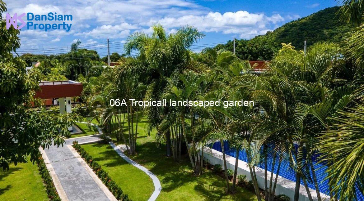 06A Tropicall landscaped garden