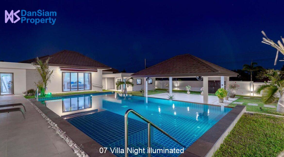 07 Villa Night illuminated