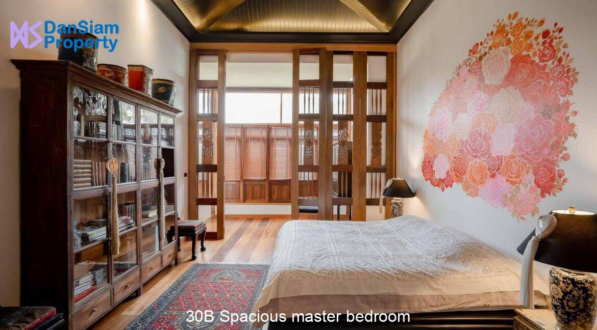30B Spacious master bedroom