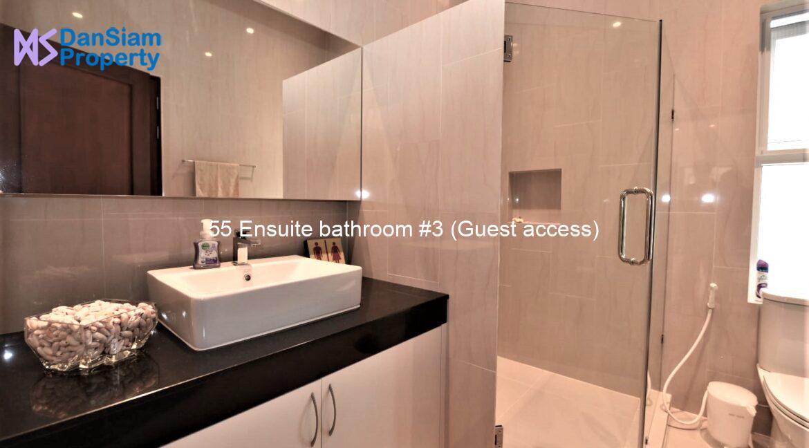 55 Ensuite bathroom #3 (Guest access)