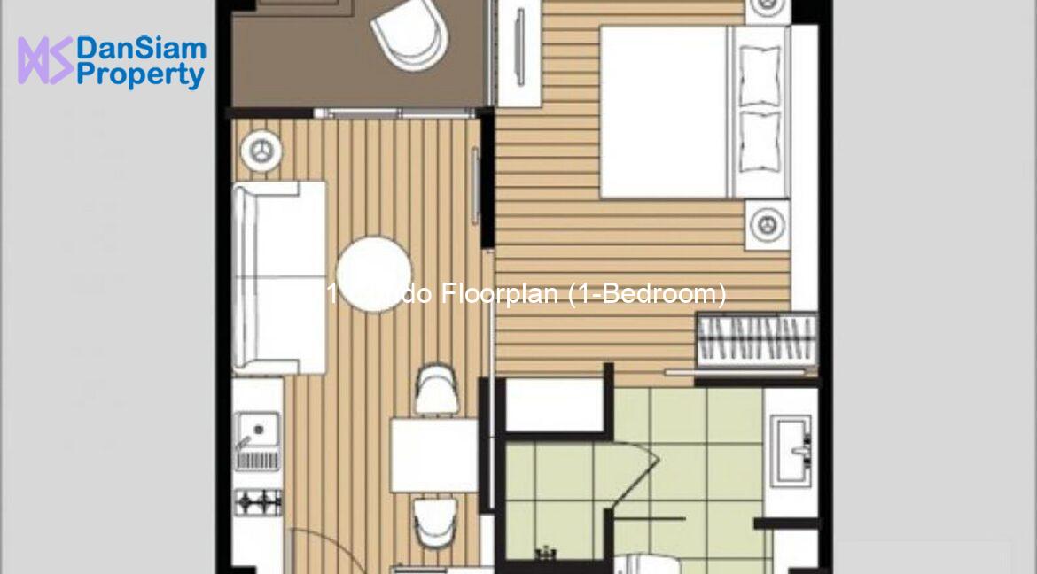 71 Condo Floorplan (1-Bedroom)