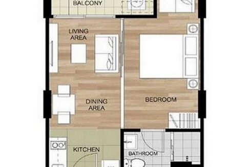 72 LAC Floorplan (1-Bedroom)