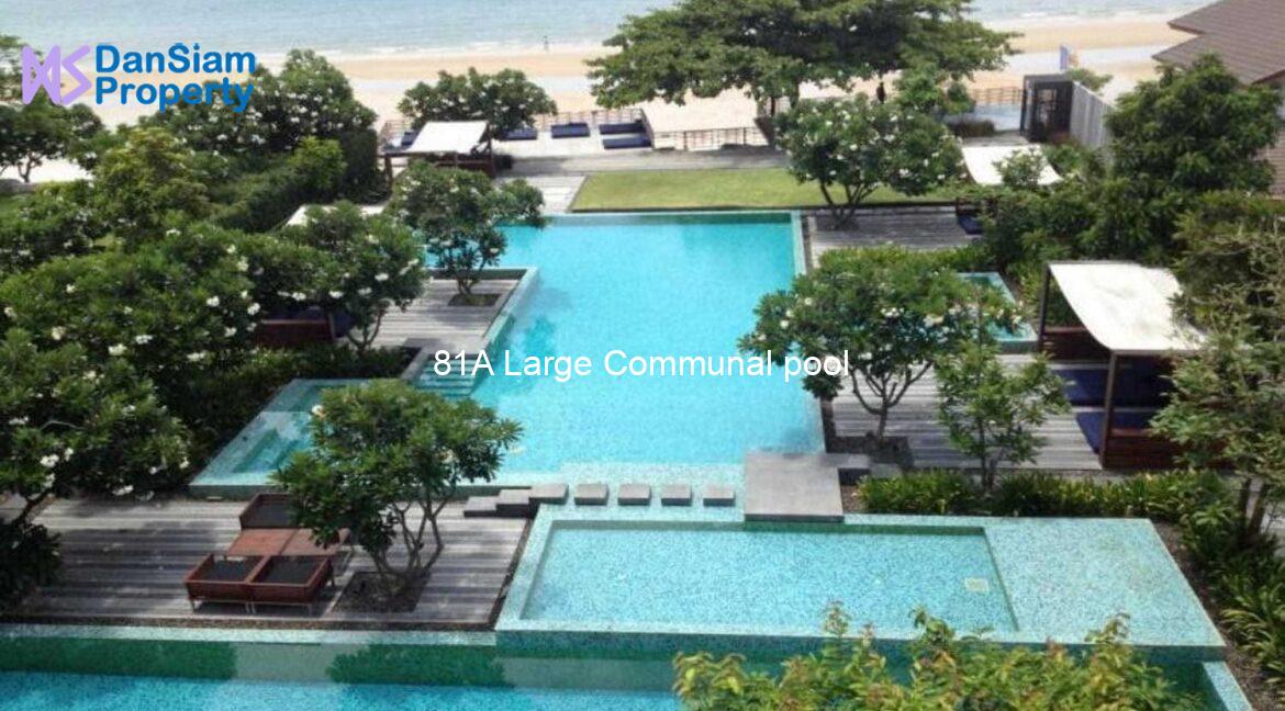 81A Large Communal pool