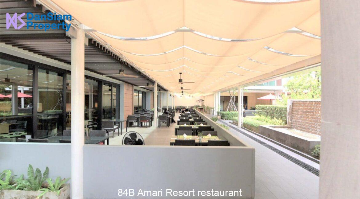84B Amari Resort restaurant