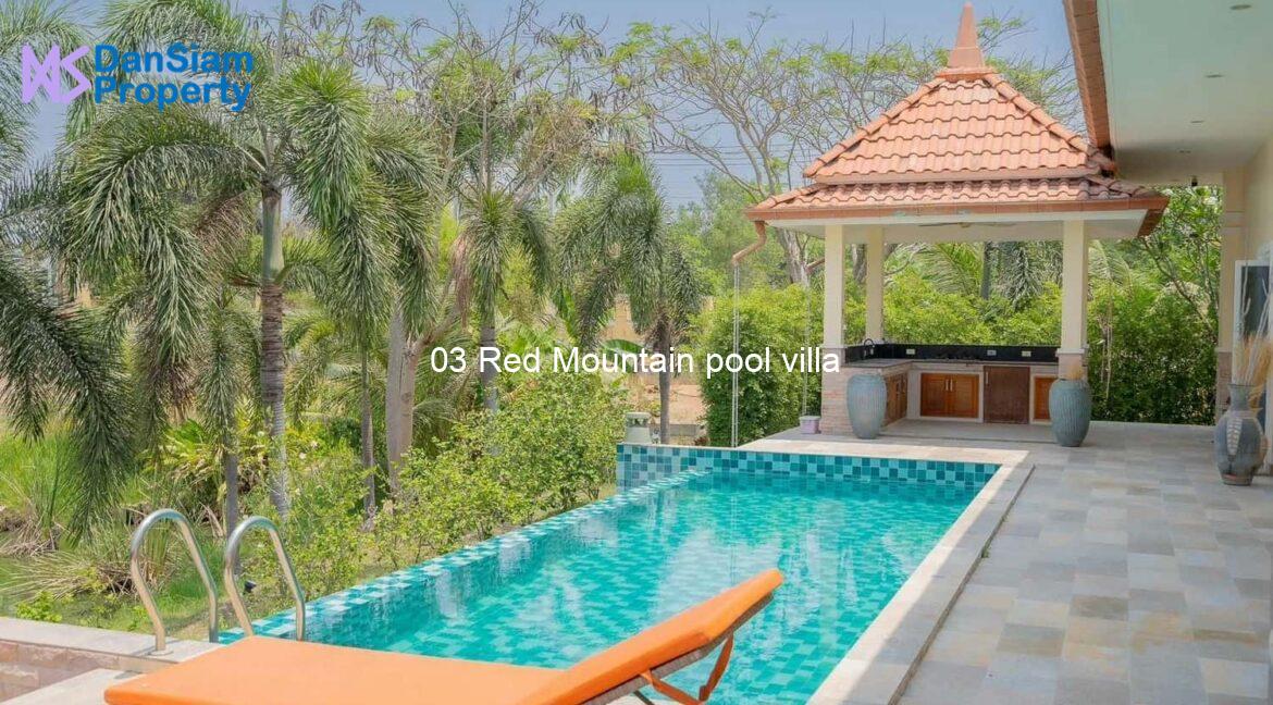 03 Red Mountain pool villa