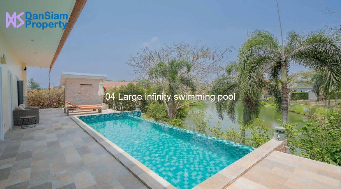 04 Large infinity swimming pool
