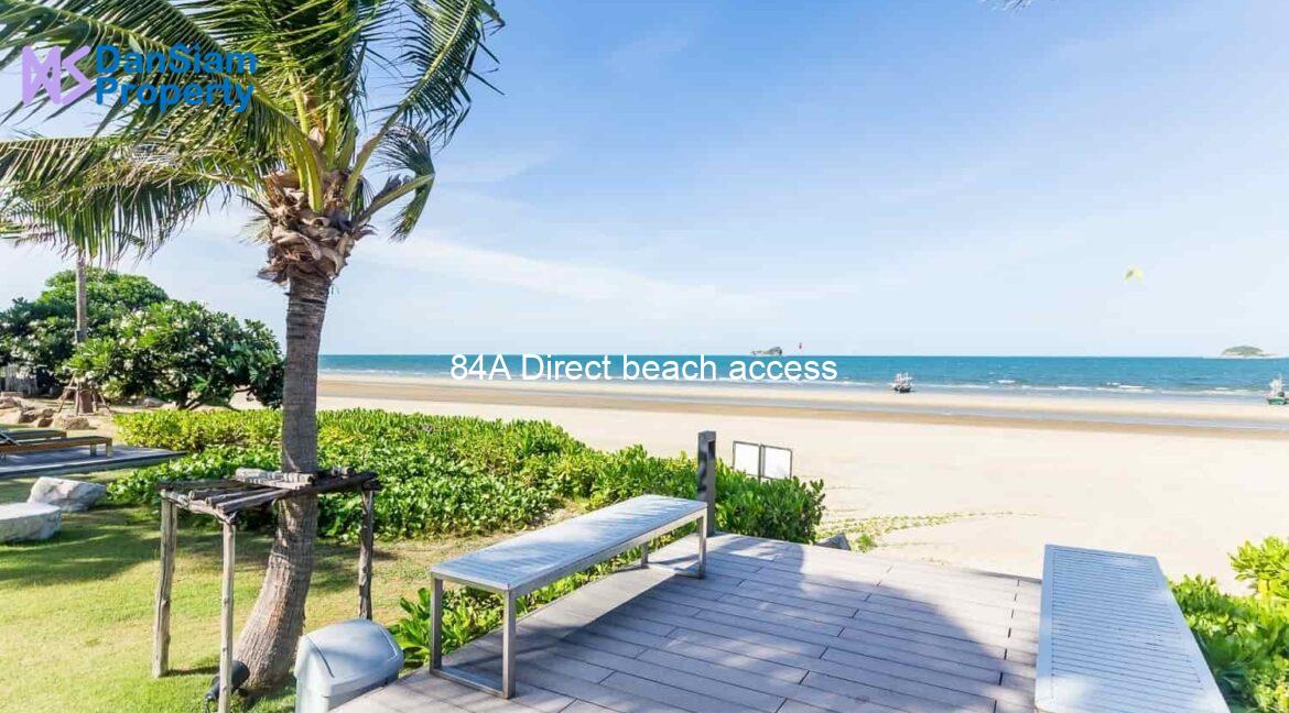 84A Direct beach access