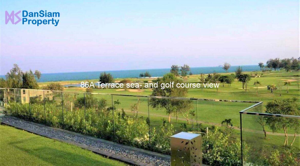 86A Terrace sea- and golf course view